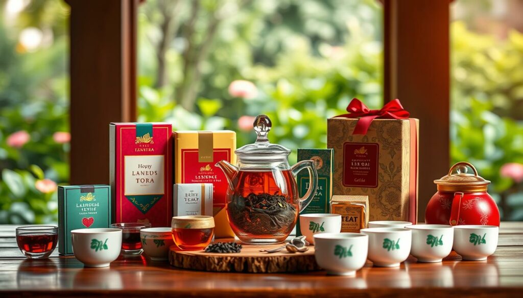 Tee als Geschenk mit verschiedenen Teesorten Tee als Geschenk mit verschiedenen Teesorten